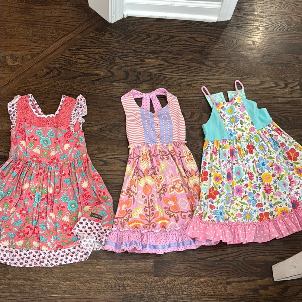 Floral Kids Dress Set - Pink, Purple, Blue
Matilda Jane